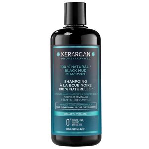 Kerargan - Shampoing à la boue noire de la mer Morte - sans sulfate, paraben & silicone - 500ml - Publicité
