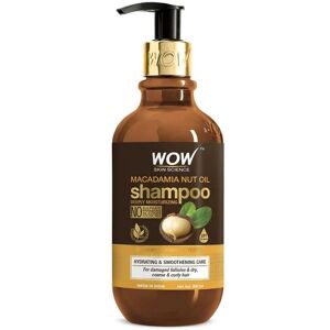 Wow Skin Science Shampoing à l huile de noix de macadamia – Hydratant en profondeur – Soin hydratant et lissant – Sans sulfate, parabènes, silicones, couleur et cheville 300 ml - Publicité
