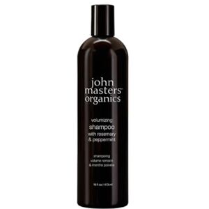 john masters organics Shampoing volumisant pour Cheveux Fins à l'huile de Romarin et à la Menthe poivrée bio Purifie et rafraîchit le cuir chevelu 473 ml - Publicité