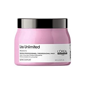 L'Oréal Professionnel , Masque Lisseur Intense, Cheveux Indisciplinés ou Lissés, Facilite le Coiffage et le Lissage, Anti Frisottis & Anti Humidité, Série Expert, 1500ml - Publicité