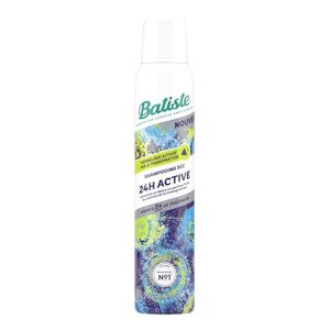 Batiste Shampooing Sec 24H Active, Shampooing Sans Rinçage, Technologie et Parfum activés au contact de la Transpiration, Cheveux Frais pendant 24h, Finition Invisible – 200ml - Publicité