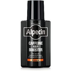 Alpecin Coffein Hair Booster – 1 x 200 ml – Tonique capillaire pour augmenter les performances des racines des cheveux après le lavage - Publicité