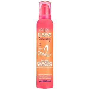 L’Oréal Paris L'Oréal Paris Mousse Ondulations Texturisante pour Cheveux Longs Ondulations Douces et Rebondissantes Huile de Ricin Sans Rinçage Elseve Dream Long 200 ml - Publicité