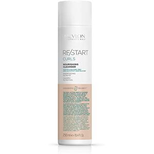 REVLON PROFESSIONAL Re/Start Curls Shampoing Nourrissant (250 ml), pour des Cheveux Souples et Brillants, Cheveux bouclés - Publicité