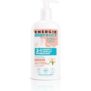 Energie Masque + Après Shampoing     Monoï & Huile de Macadamia BIO   Cheveux Secs Abimés   Vegan   300ml - Publicité