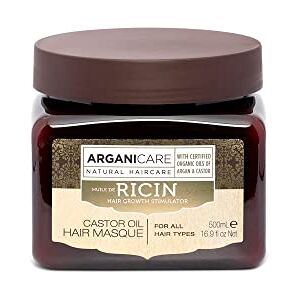 Arganicare Masque renforçateur  à l’huile de ricin Bio. 500ml - Publicité