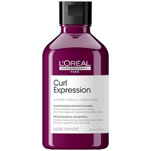 L'Oréal Professionnel , Shampoing-Crème Hydratation Intense pour Cheveux Frisés, Bouclés & Crépus, Curl Expression, Serie Expert, 300 ml - Publicité