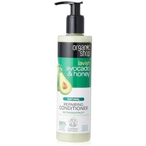 Organic Shop Après-shampoing réparateur à l'avocat bio et miel 98% naturel,  280 ml - Publicité