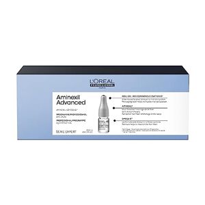 L'Oréal Professionnel Cure Anti-Chute pour Cheveux Clairsemés, Redensifiant & Stimulant, Aminexil Advanced, SERIE EXPERT, 42 x Fiole 6 ml - Publicité