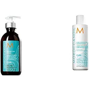 Moroccanoil Creme Intensive Pour Boucles, 300 ml & Après Shampooing Sublimateur de Boucles, 250 ml - Publicité