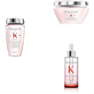 KERASTASE KÉRASTASE Genesis Routine Anti-Chute Genesis Pour Cheveux Fragiles Sujets à la Chute Hydrate, Renforce & Réduit La Casse Aminexil, Edelweiss & Racines De Gingembre - Publicité