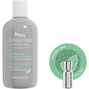 Mon Shampoing Duo Shampoing Naturel Cheveux Gras Sans SLS/Sans Paraben/Sans Silicone Huiles Essentielles & Végétales Menthe, Romarin, Jojoba Convient pour Lissage/Extensions. 250ml + 5ml - Publicité