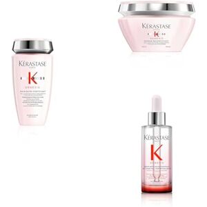 KERASTASE KÉRASTASE Genesis Routine Anti-Chute Pour Cheveux Fragiles & Moyens À Épais Renforce & Réduit La Casse Aminexil, Edelweiss & Racines De Gingembre - Publicité