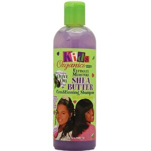 Africa's Best Organics Africa's Best Kids Organics Shampoing soin hydratant au beurre de karité et à l'huile d'olive vierge extra 355 ml - Publicité