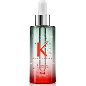 KERASTASE KÉRASTASE Genesis Homme Sérum Anti-Casse Fortifiant Réduit La Chute Des Cheveux Créatine & Racine de Gingembre Cheveux Affaiblis & Affinés Sans Rinçage 90 ml - Publicité