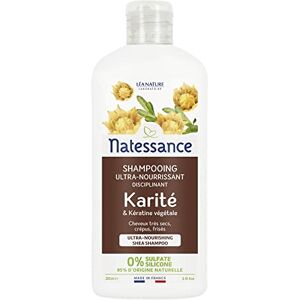 LÉA NATURE Natessance Shampooing Crème Ultra-Nourrissant Karité & Kératine Végétale Flacon de 250 ml - Publicité