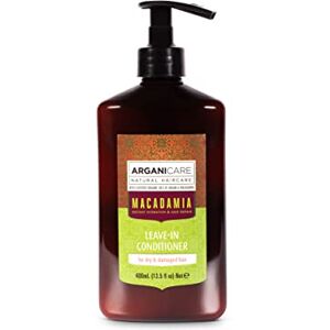 Arganicare Après-Shampooing Hydratant Macadamia Hydratant pour Cheveux Secs et Abîmés aux Huiles Organiques Certifiées Biologiques. 400ml - Publicité