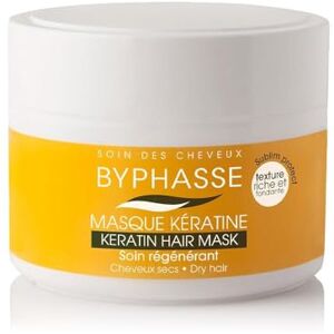 Byphasse LOT DE 4 Masque capillaire à la kératine liquide pour cheveux secs et ternes 250 ml - Publicité