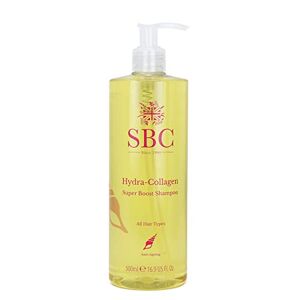 SBC Skincare Shampooing au collagène marin 500 ml Procure douceur et éclat Shampooing au collagène pour cheveux fins, secs ou abimés Hydra-Collagen Super Boost Shampoo - Publicité