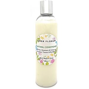 AMOR FLORUM 98,5% Naturel APRÈS-SHAMPOOING COCO, ABYSSIN, TAMANU, BAOBAB, LAVANDE, ROMARIN & CÈDRE 250ml par  Sans Sulfate, Sans Parabens. Concentré pH 5.5 Équilibré pour les Peaux Sensibles - Publicité