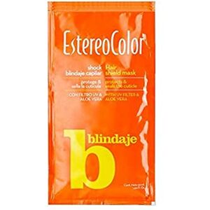 Estereocolor Shock Blindage capillaire avec filtre UV Soin et hydrate les cheveux. Avec extrait d'AloeVera 500 ml - Publicité