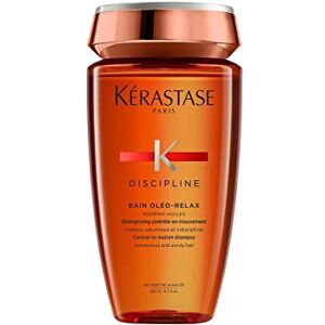 KERASTASE KÉRASTASE Discipline Bain Oléo-Relax Shampoing Contrôle-en-Mouvement Nourrissant & Anti-Frisottis Morpho-Huiles Cheveux Volumineux & Indisciplinés 250 ml - Publicité