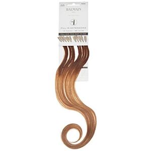 Balmain Lot de 10 extensions de cheveux humains 45 cm de longueur Numéro 7G.8G OM Blond doré ombré 0,04 kg - Publicité