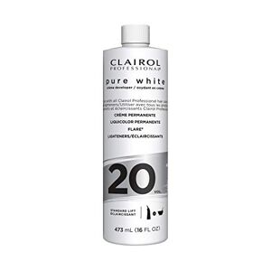 CLAIROL PROFESSIONAL Clairol Pure White 20 Volume Creme Developer For Unisex 16 oz Cream - Publicité