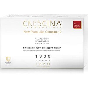 CRESCINA Labo  Transdermic New Plate-Like Complex 12 Traitement complet anti-croissance et anti-chute pour cheveux 1300 pour femme 10 + 10 ampoules - Publicité