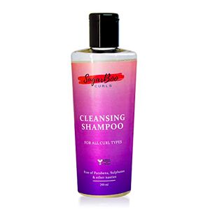 SugarBoo Curls Cleansing Shampoo for Dry, Frizzy, Wavy, Curly Hair   Vegan & CG Friendly   No Parabens, Sulphates & Other Nastie for All Hair Types (200ml) - Publicité