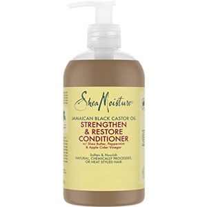 SHEA MOISTURE AprèsShampooing Huile de Ricin Noir de Jamaïque 384ml - Publicité