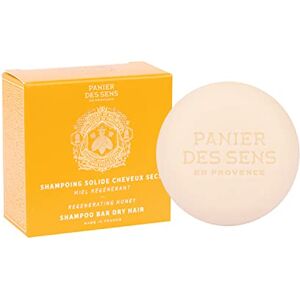 Panier des Sens Shampoing Solide Cheveux secs et abîmés au Miel bio 93% naturel & Made in France Shampoing Femme & Homme Shampoing sans sulfate 75g - Publicité