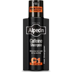 Alpecin Black Shampooing pour Hommes avec nouveau parfum 250ml   Shampooing pour la Croissance des Cheveux   Shampooing pour Hommes pour des Cheveux Naturels et Forts - Publicité