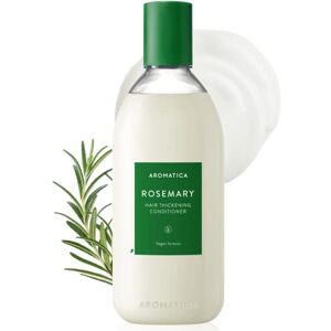 AROMATICA Après-shampoing épaississant au romarin, Vegan, stimulant la croissance, pour hommes et femmes, volumisant et purifiant -13.53 oz / 400 ml - Publicité