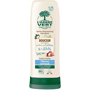 L'Arbre Vert Après-Shampooing Démêlant Douceur aux extraits de Fleurs de Coton & de Litchi Pour Toute la Famille 200 ml - Publicité