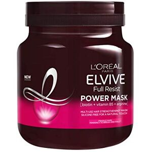 L’Oréal Paris Elvive Haircare L'Oréal Paris Elvive Full Resist Fragiles Hair Masque puissant multi-usage à la biotine 680 ml - Publicité