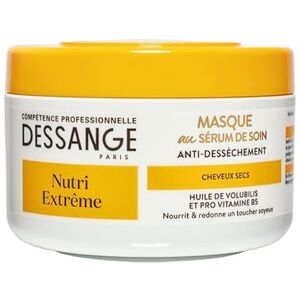 DESSANGE Masque Nutri-Extreme pour cheveux secs et abîmés Soin capillaire nourrissant en profondeur de 250mL Le Lot De 3 - Publicité