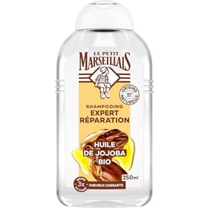 Le Petit Marseillais Shampooing Expert Réparation Huile de Jojoba BIO (flacon de 250 ml) – Shampoing réparateur pour cheveux cassants – Soin cheveux sans silicone - Publicité