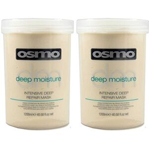 Osmo Lot de 2 masques réparateurs intensifs pour cheveux secs et résistants 1200 ml - Publicité