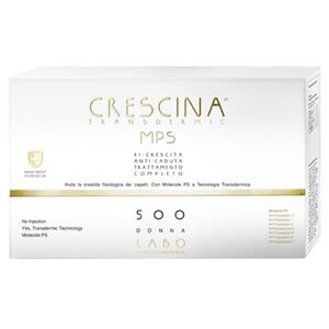 CRESCINA Labo  Transdermic MPS Traitement complet Ri-Cresta + Anti-chute 500 Soin cheveux pour femme 10 + 10 ampoules - Publicité