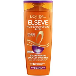 L’Oréal Paris L'Oréal Paris Shampooing Amla pour Cheveux Bouclés et Très Secs Boucles Nourries Huile d'Amla Elseve Huile Extraordinaire 300 ml - Publicité