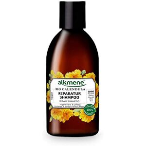 Alkmene Shampooing réparateur au calendula bio shampooings cheveux secs et abîmés shampoing végétal sans silicone, parabènes, huiles minérales, SLS et SLES shampoings (1x 250 ml) - Publicité