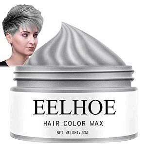 Jomewory Silver Grey Hair Color Wax Instant Hair Styling Cream Mud Grey Hair Spray Coloration temporaire pour Hommes et Femmes Lisse hydratante et Lavable - Publicité
