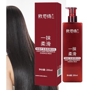 cypreason Lotion lissante pour cheveux crépus Lait essence revitalisant pour cheveux 200 ml   Après-shampoing hydratant en profondeur pour cheveux, lait d'essence de léger, sans lavage, pour femmes, - Publicité