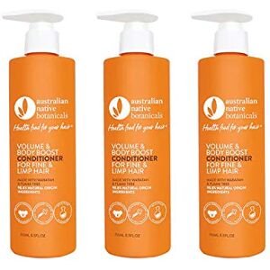 Australian Native Botanicals Volume and Body Boost Conditioner for Fine/Limp Hair 3 x 250ml - Publicité