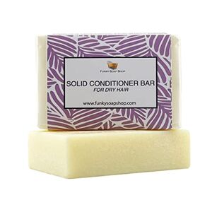 Funky Soap Solide Après-shampooing Barre pour Cheveux Secs, 100% Naturel & Fait Main, 1 Barre de 95g - Publicité
