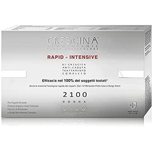 CRESCINA LABO  Transdermique RAPIDE-INTENSIVE Îles Folliculaires 2100 Femme 20+20 Ampoules de Traitement Anti-Chute et Repousse des Cheveux - Publicité