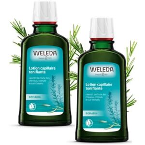 Weleda Duo Lotion capillaire tonifiante Ralentit la chute des cheveux, stimule leur croissance Vegan* Certifié Natrue** Flacon 100 ml x 2 - Publicité