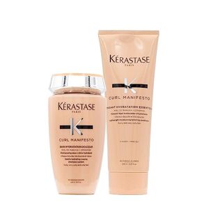 KERASTASE Curl Manifesto Kit Shampooing Cheveux Bouclés 250ml Crème150ml - Publicité