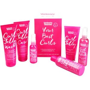 Umberto Giannini Your Best Curls Wash and Styling Curl Jelly Coffret cadeau végétalien et sans cruauté envers les animaux (coffret cadeau, lot de 6 produits) - Publicité